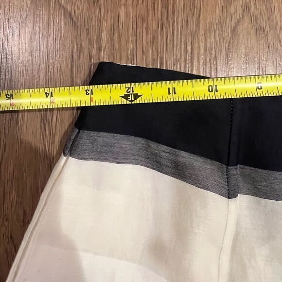 ARMANI EXCHANGE Drawstring Striped A-Line Skirt - Picture 7 of 8